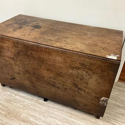Antique Mahogany 19th Century Drop Leaf Table