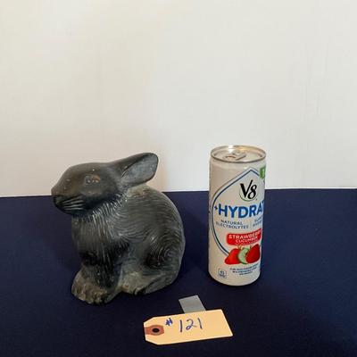 Cast Iron Bunny Statue
