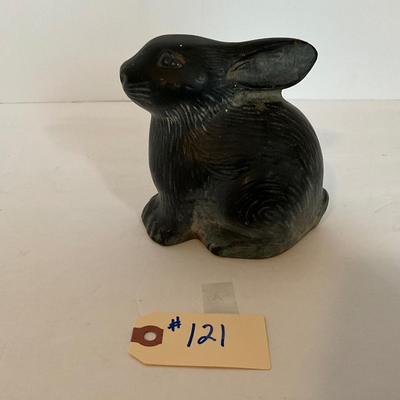 Cast Iron Bunny Statue