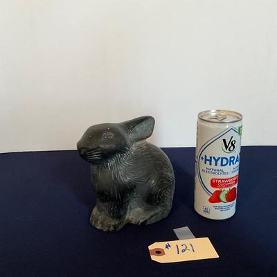 Cast Iron Bunny Statue