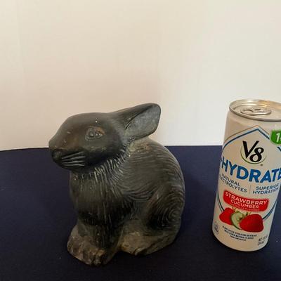 Cast Iron Bunny Statue