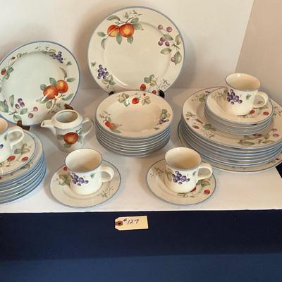 Fruit Decorated Dish Set