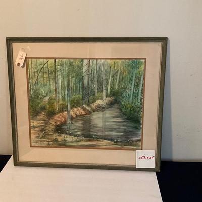 Cypress Garden Water Color Painting By Marjorie Peale