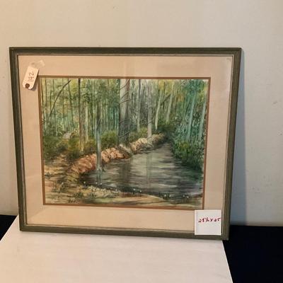 Cypress Garden Water Color Painting By Marjorie Peale