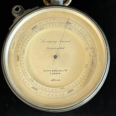 Short and Mason Surveying Aneroid Barometer Device London