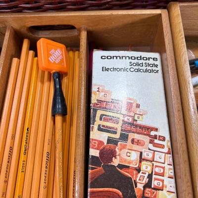 Vintage office, Organizers, Pencils