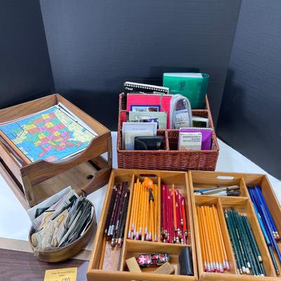 Vintage office, Organizers, Pencils