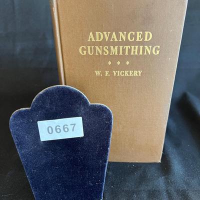 1940 First Edition Book titled Advanced Gunsmithing W.F. Vickery