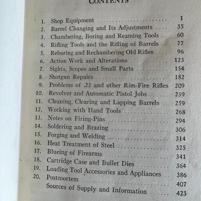 1940 First Edition Book titled Advanced Gunsmithing W.F. Vickery