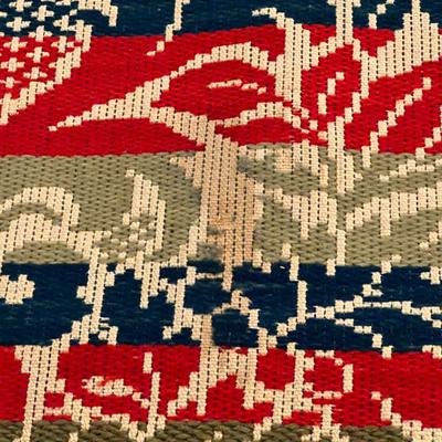 Phenominal Antique 19th C Double Jacquard Coverlet w Eagles