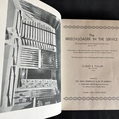 Vintage Book Breech Loader in the Service Signed First Edition Claude Fuller