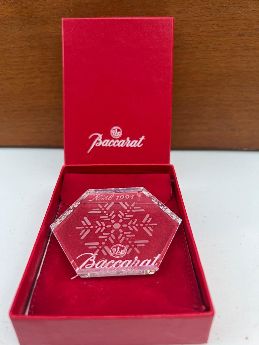 BACCARAT & ORREFORS Christmas Ornaments