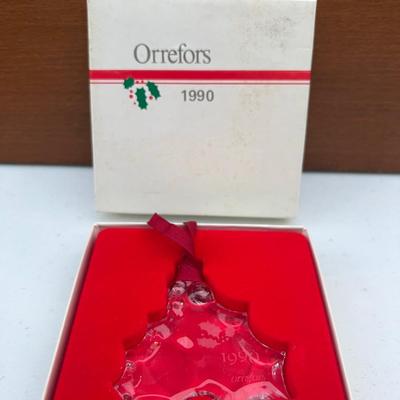 BACCARAT & ORREFORS Christmas Ornaments