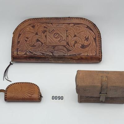 Vintage Leather Coin Purse Lot