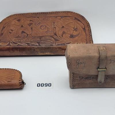 Vintage Leather Coin Purse Lot