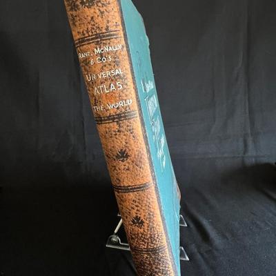 Rare 1899 Rand MdNally Universal Atlas of the World