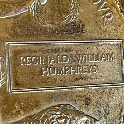 Folk Art Plaque w a Memorial Bronze Medal PROPATRIA