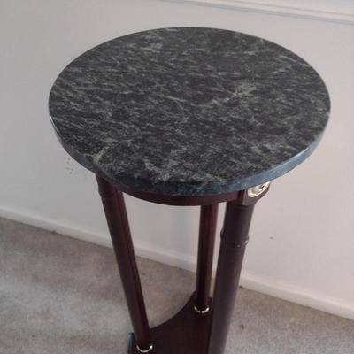 Marble Top Plant or Art Table