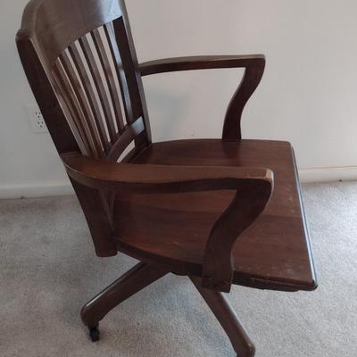 Vintage Arts and Crafts Design Office Chair