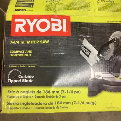 362 Like New RYOBI 7-1/4" Miter Saw