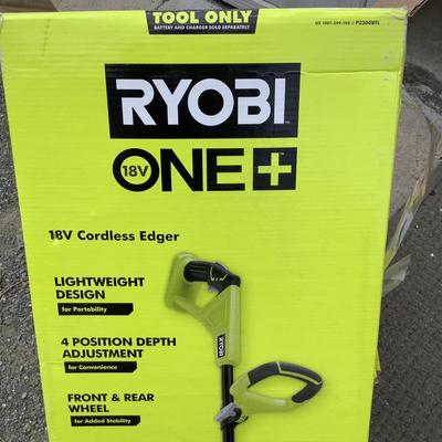 363 Like New RYOBI 18V Cordless Edger