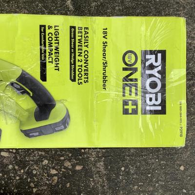 365 Like New RYOBI 18V Shear/Shrubber