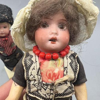 Pair of Vintage Madame Alexander Swedish Traditional Dressed Dolls