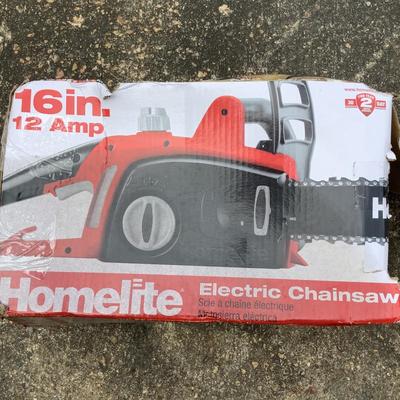 366 Homelite 16in 12AMP Electric Chainsaw