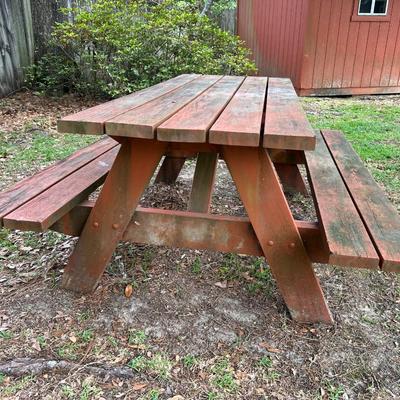 Wooden Picnic Table