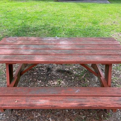 Wooden Picnic Table