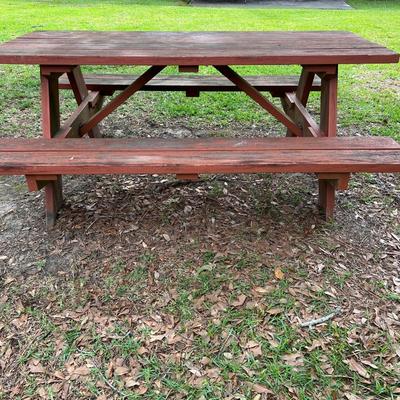 Wooden Picnic Table