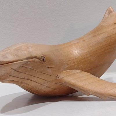 Parasite Jempinis Wood Carved Whale