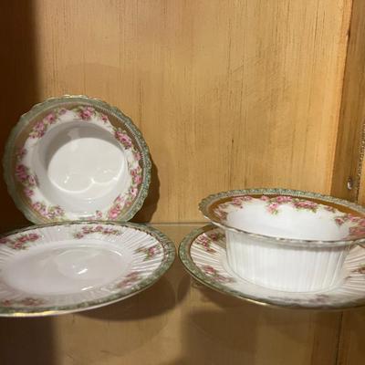 Delicate desert cup and saucer