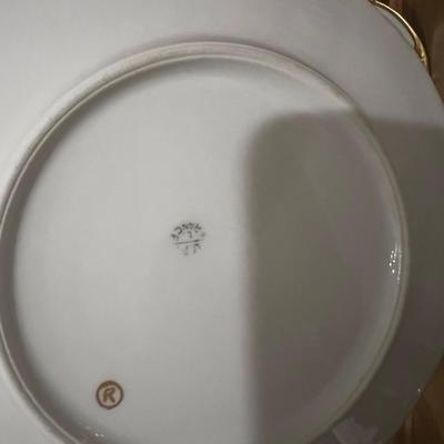 JP France Serving platter and four plates