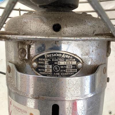 374 Vintage Fresh'nd-Aire Workshop Fan