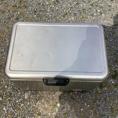 375 Coleman Steel Cooler