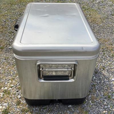 375 Coleman Steel Cooler