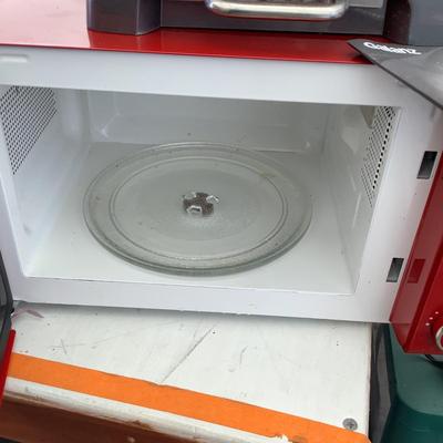 376 Galanz Retro Microwave Oven & KitchenAid Pro Line Toaster