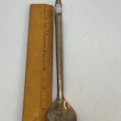 Vintage The Shimmel Hotels Long Handled Spoon with Can Opener End