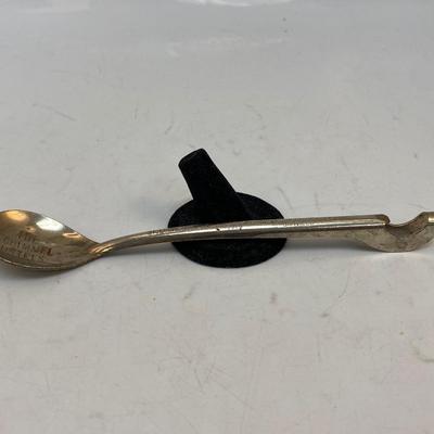 Vintage The Shimmel Hotels Long Handled Spoon with Can Opener End