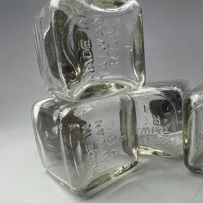Lot of Small ROC Square Salt and Pepper Shakers