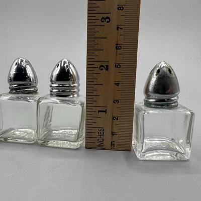 Lot of Small ROC Square Salt and Pepper Shakers