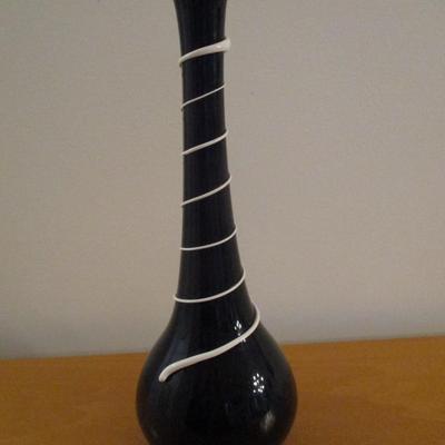 Handblown Glass Vase Signed by Artist