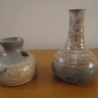Handmade Pottery Vases - Signed By Artist
