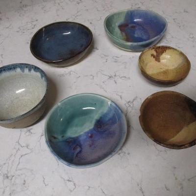 Handmade Pottery Bowls - Signed By Artist