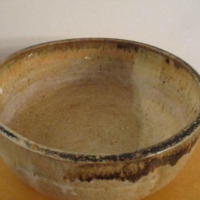 Handmade Pottery Bowl - Signed By Artist