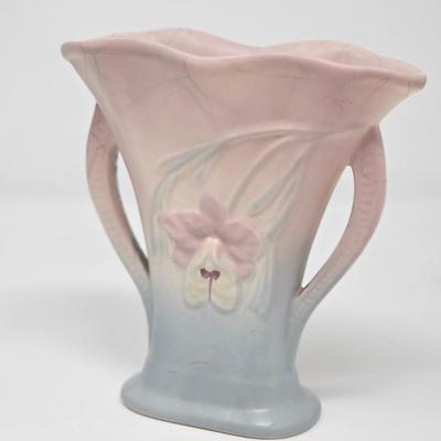 Vintage 1970s Pottery Orchid Vase