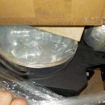 Florescent Lighting bulbs and recessed light fixtures. count 300 items.