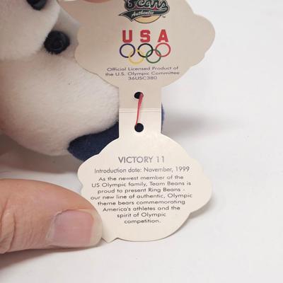 Team Beans Authentic Victory 11 Beanie Baby 1999