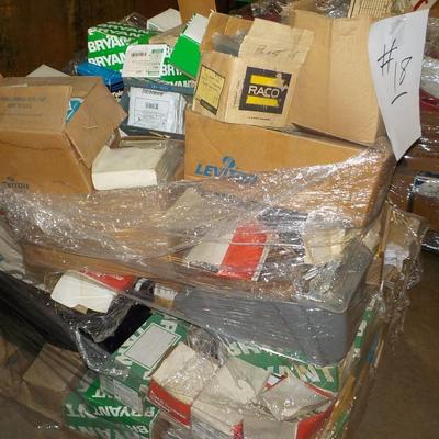 Leviton, Bryant and dozens of other makes single pole switches and covers. Count 3000.